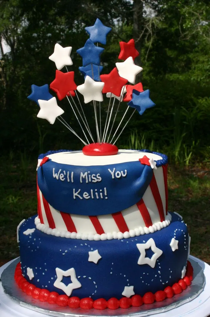 Résultat de recherche d'images pour "birthday cake american decoration"